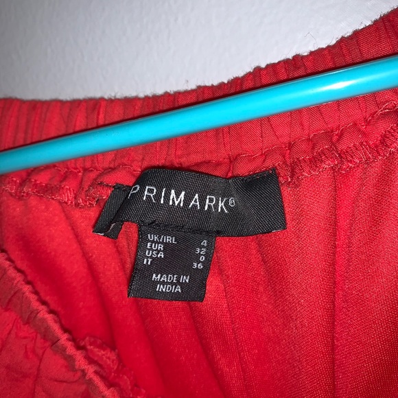 RED OFF SHOULDER DRESS - Picture 2 of 2